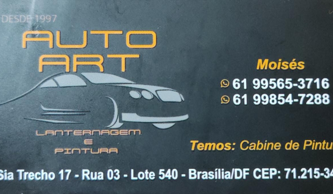 LANTERNAGEM E PINTURA DE CARROS – MOISÉS – 61 – 99565-3716 – 99854